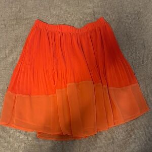 Collective Concepts Vibrant Orange Skater Skirt